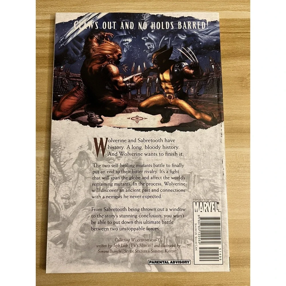 Wolverine Evolution Hard Cover Jeph Loeb Simone Bianchi